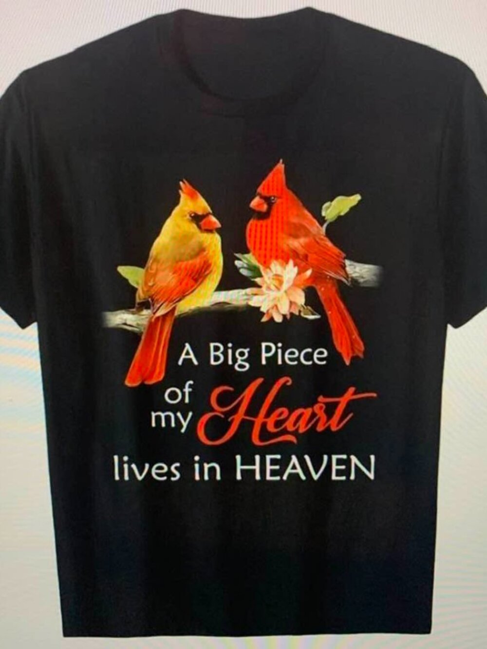 Ladies Size Large Inspirational black T shirt NEW